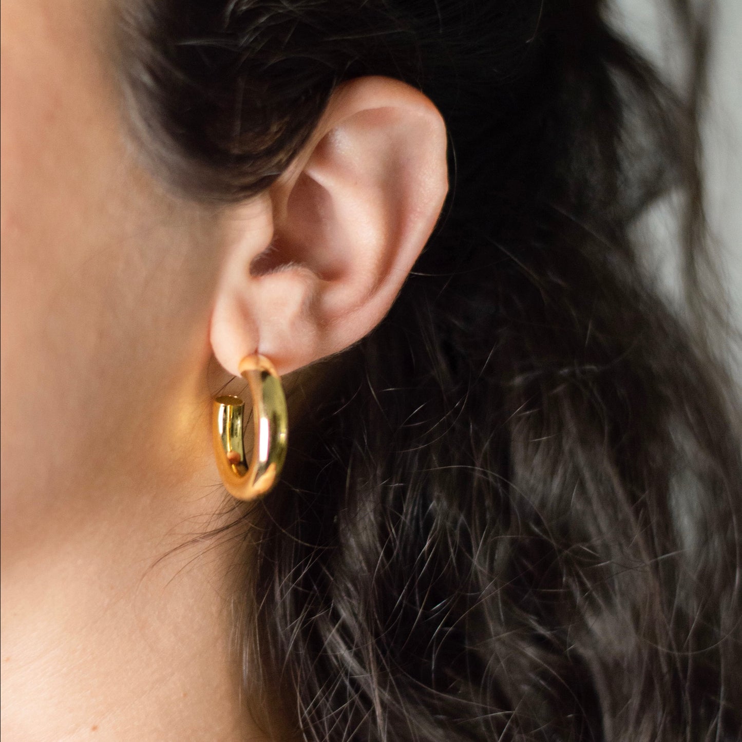 ORECCHINI HOOPS IN ORO CLAIRE
