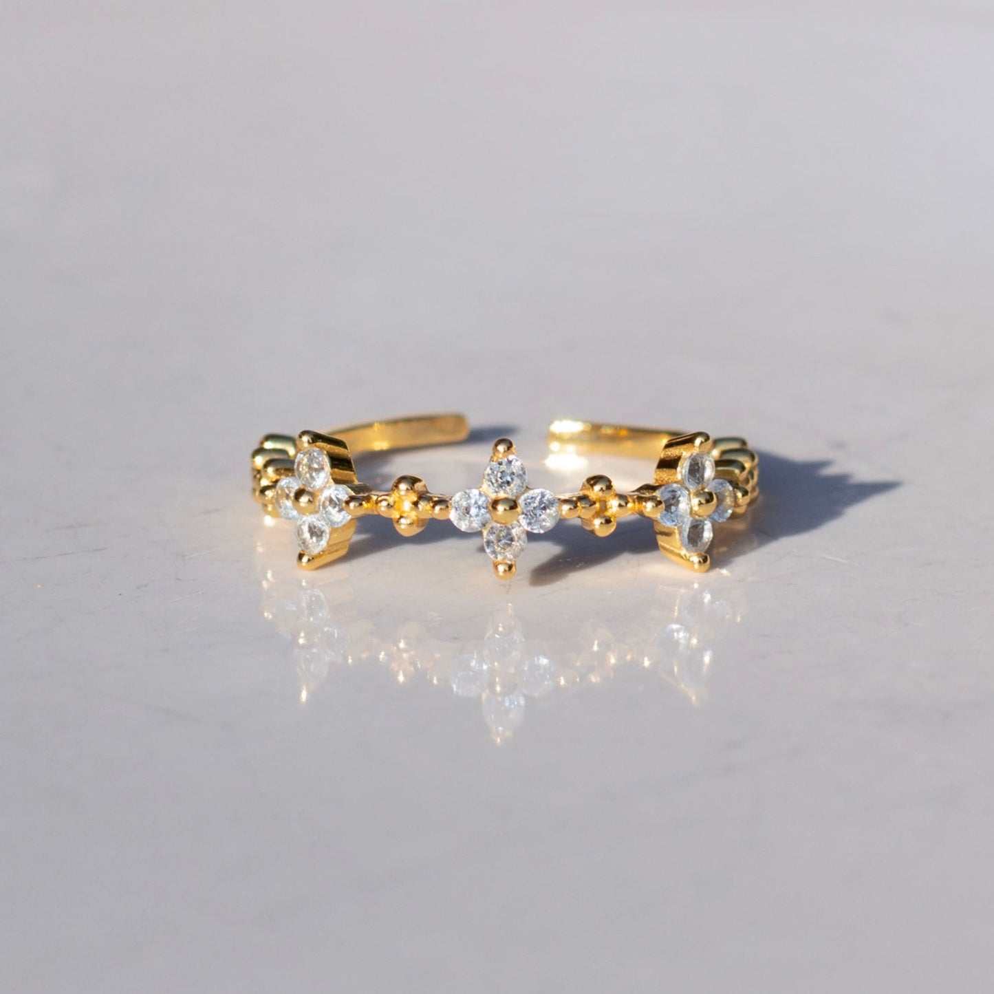 ANELLO IN ORO FLOWERS