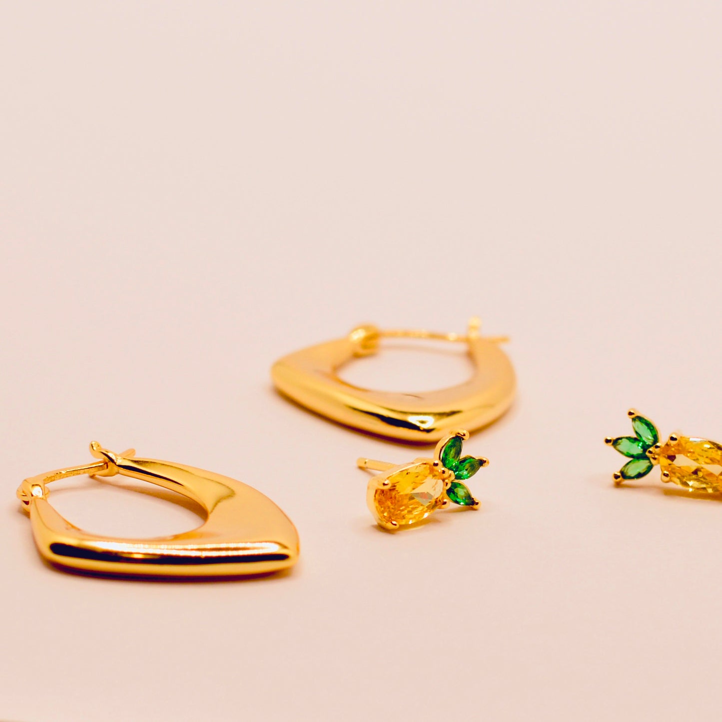 ORECCHINI IN ORO PINEAPPLE