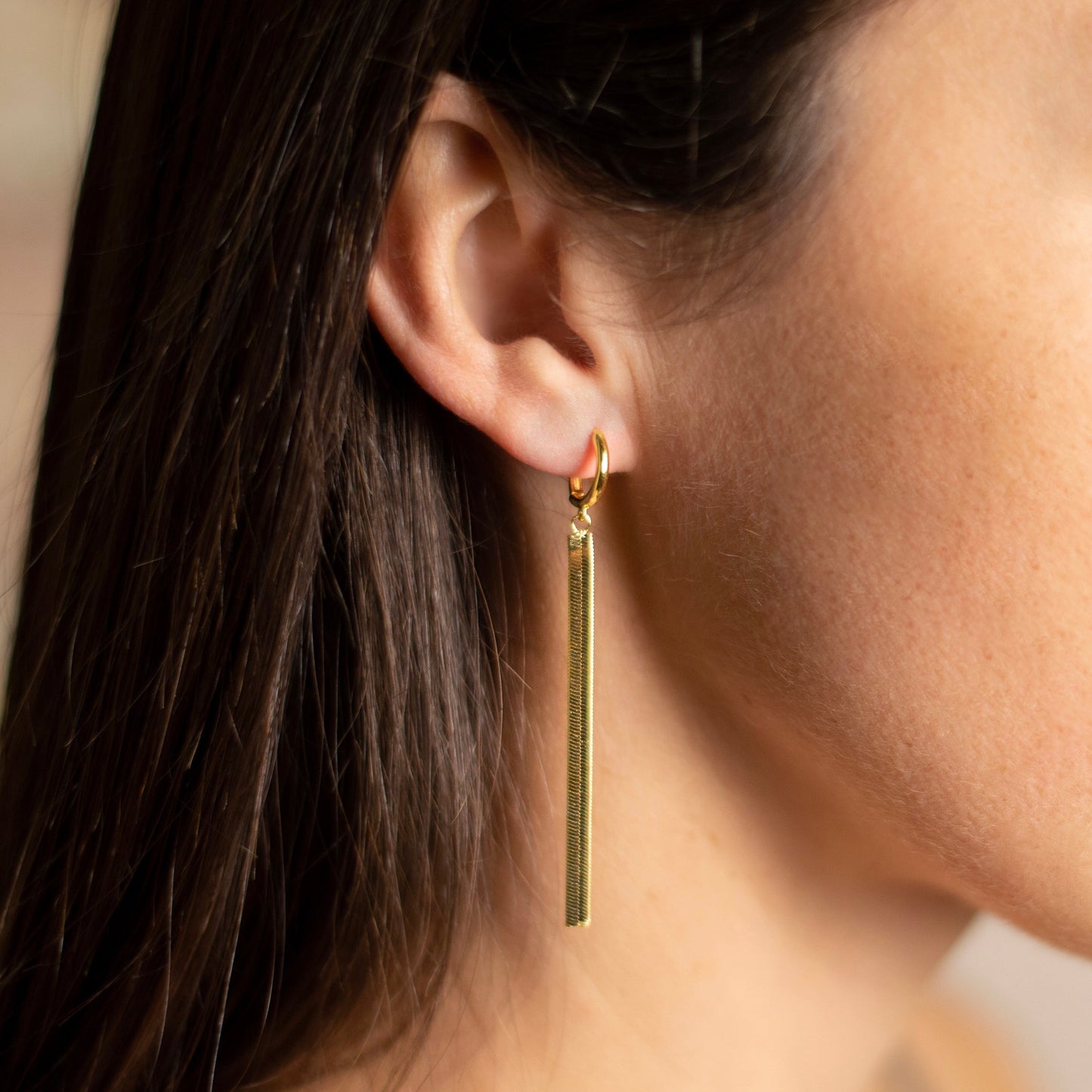 ORECCHINI HOOPS IN ORO PENDENT