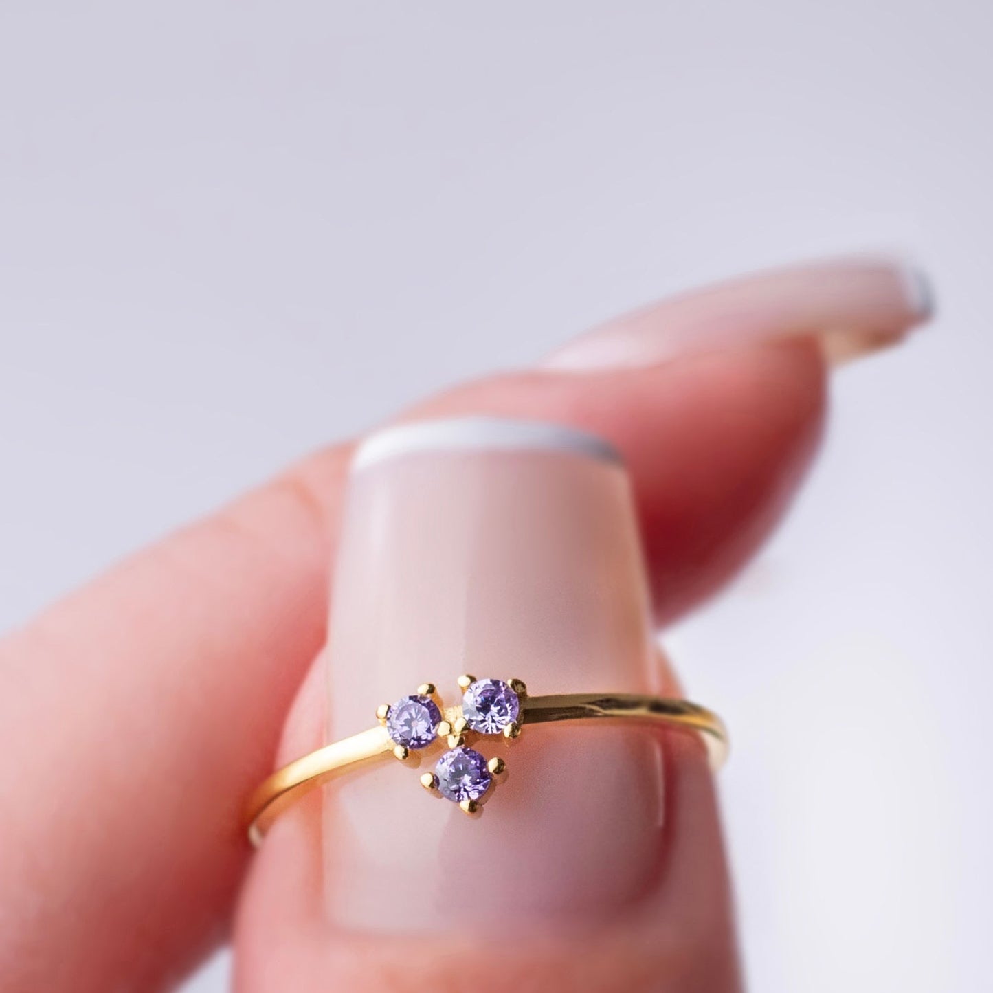 ANELLO IN ORO PURPLE