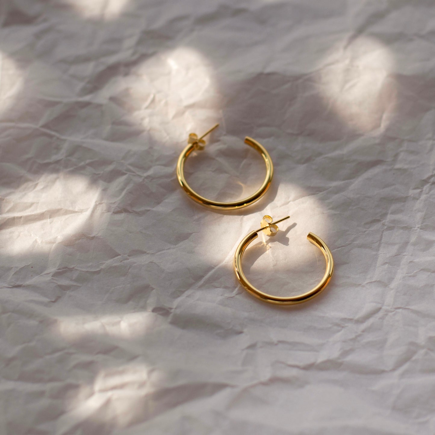 ORECCHINI HOOPS IN ORO MAYA