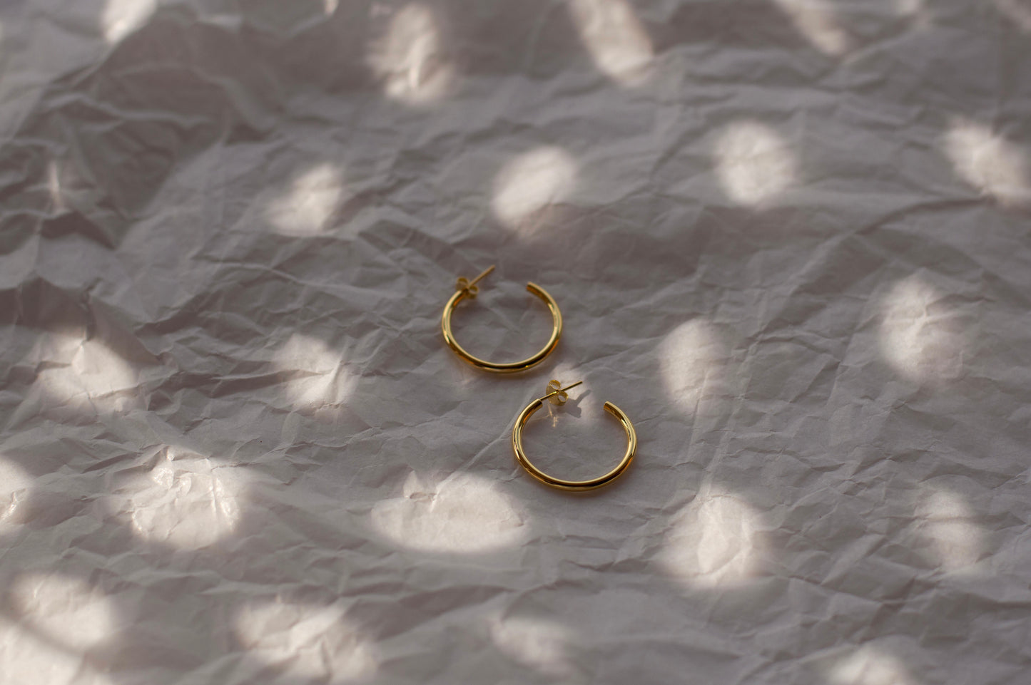 ORECCHINI HOOPS IN ORO MAYA