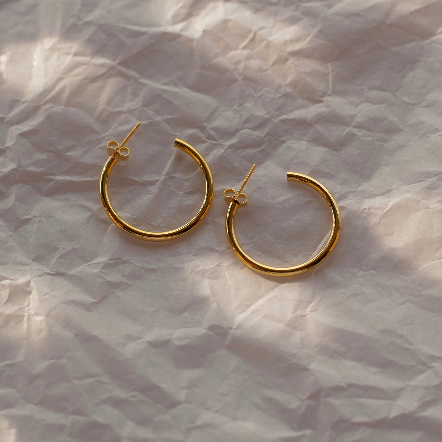ORECCHINI HOOPS IN ORO MAYA