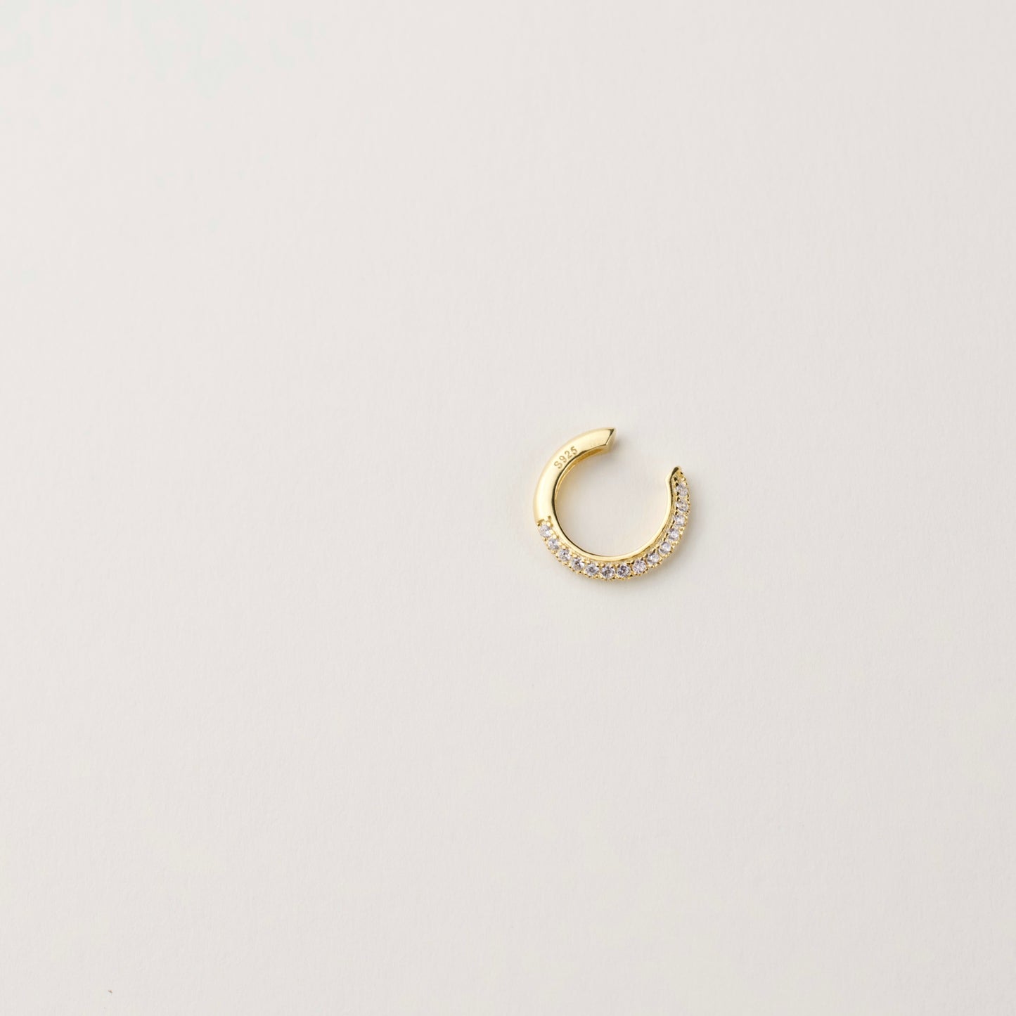 ORECCHINI EAR CUFF IN ORO E ZIRCONI CHERRY